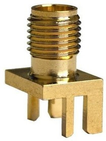 BU-1420701851, RF Connectors / Coaxial Connectors CONN SMA JACK STR. EDGE MOUNT