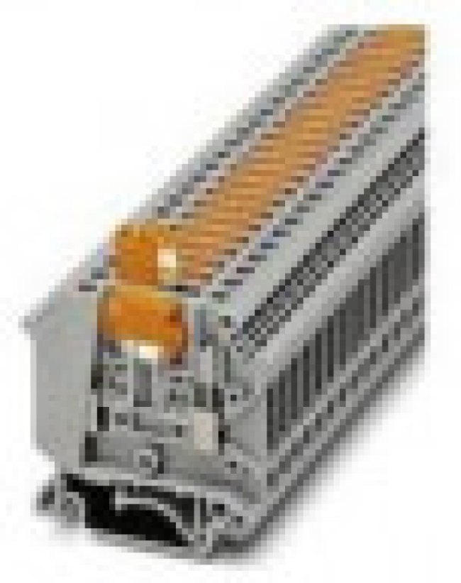 3004032, UK 5-MTK-P/P Series Grey DIN Rail Terminal Block, Single-Level, Screw Termination