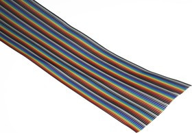 DS1058-60 (FRC-60-30C), Кабель плоский цветной 1.27мм, 60 жил