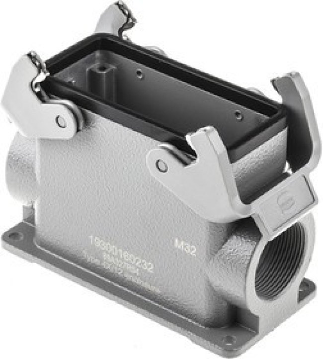 19300160232, Han B Heavy Duty Power Connector Housing, M32 x 1.5 Thread