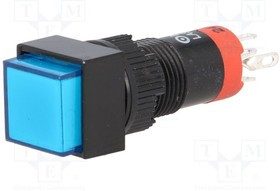 V10F-11Z-24B, Переключатель: кнопочный, Пол: 2, SPDT, 0,5A/250ВAC, 1A/24ВDC, IP40