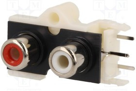 CC-130, Гнездо, RCA, "мама", двухуровневый, угловой 90°, THT CC-130, Гнездо, RCA, "мама", двухуровневый, угловой 90°, THT