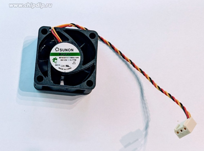 MF40201V1-1000U-G99, Вентилятор осевой, 12В DC, 40x40x20мм, подшипник Vapo, 15,04куб.м/ч, 25,5дБА MF40201V1-1000U-G99, Вентилятор осевой, 12В DC, 40x40x20мм, подшипник Vapo, 15,04куб.м/ч, 25,5дБА