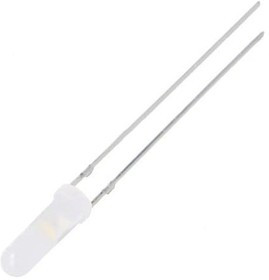 OSM5DK6CF2A, LED; 3mm; white warm; 750?1120mcd; 150°; Front: convex; 2.7?3.4V