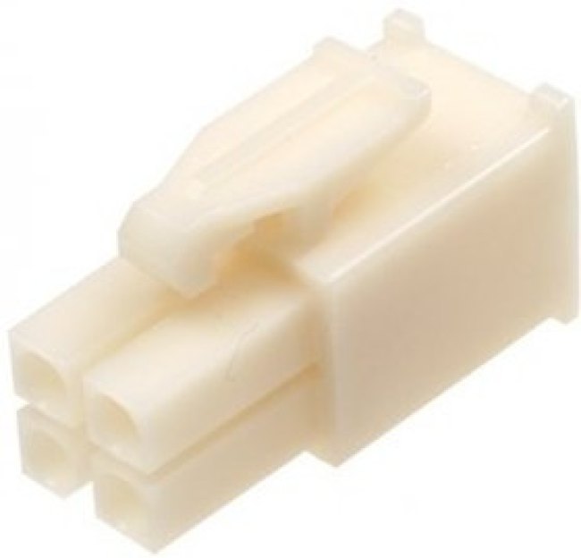 172338-1, Корпус разъема Серия Mini Universal MATE-N-LOK, Штекер, 4 вывод(-ов), 4.14 мм