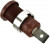 CT2238-1, Test Plugs &amp; Test Jacks 4mm Safety Jack .25FastonPanel,Brown
