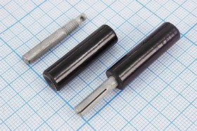 Клемма штыревая с бакелитовым изолятором, №71 клемма шт 4,0x15\\1P \каб\\бак ШП4-2