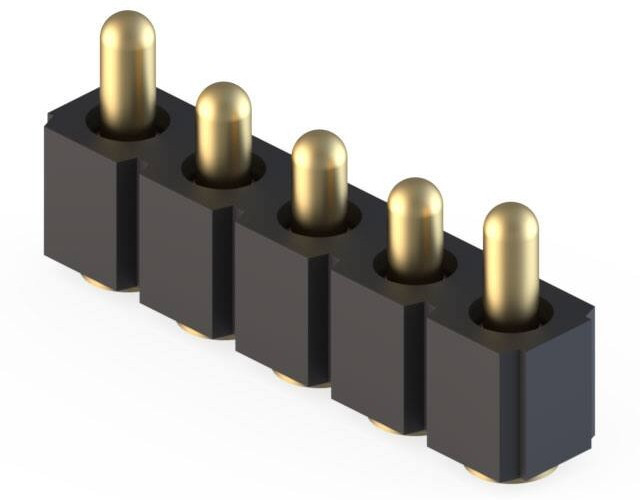 811-22-005-30-022101, SPRING LOADED CONNECTOR, HEADER, 5POS