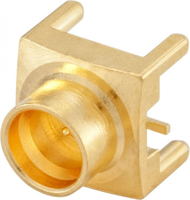 19S10A-400L5, RF Connectors / Coaxial Connectors SMP Straight Plug PCB