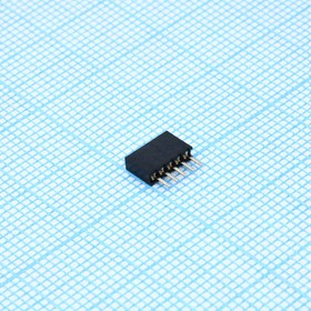DS1065-01-1X5S8BV, (PBS1.27-5), Гнездо на плату 1.27мм 1х5 прямое DS1065-01-1X5S8BV, (PBS1.27-5), Гнездо на плату 1.27мм 1х5 прямое