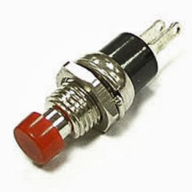 PBS-10C-2 on-(off) красный, Кнопочный переключатель PBS-10C-2, ON-OFF, красный