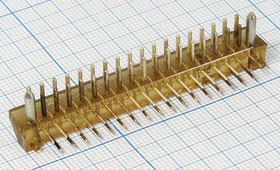 Разъем Прямоугольный соединитель вилка, шаг P3.0, контакты 35P,угловой, РГ35-3М