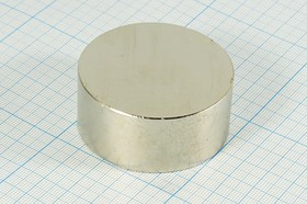 Магнит 55,0x25,0, цилиндр, Ni, класс N35