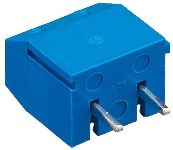 DG306-5.0-02P-12, Клеммник винтовой, 2-контактный, 5мм, прямой