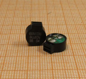 Зуммер магнитоэлектрический без генератора, 10x 5m11, напряжение 3.0В, сопротивление 25 Ом, частота