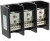 LFD55523Z, Barrier Terminal Blocks DIST BLOK 600V 380A 3 POLE LINE 1 LOAD 12
