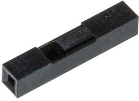 Dupont 1pin, корпус разъема 2.54мм 1 контакт Dupont 1pin, корпус разъема 2.54мм 1 контакт