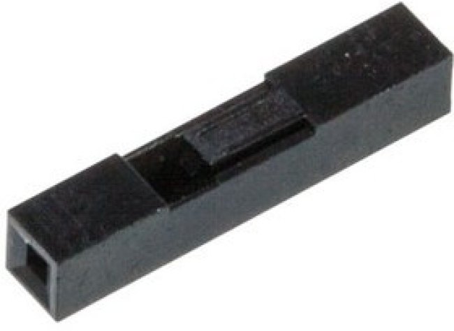 Dupont 1pin, корпус разъема 2.54мм 1 контакт