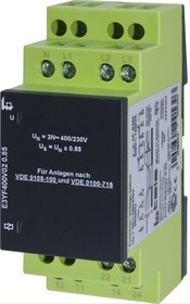 E3YF400V02 0.85, Voltage Monitoring Relay, 3 Phase, DPDT, DIN Rail