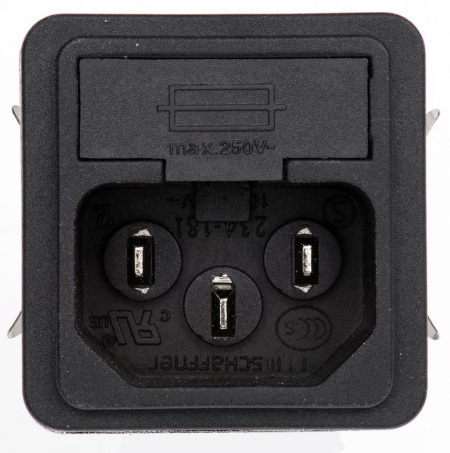 FN9260S-6-06-10, AC Power Entry Modules 6A SNAP IN VERTICAL GENERAL PURPOSE PEM