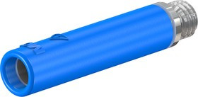 23.1034-23, Blue Female Banana Socket, 4 mm Connector, Screw Termination, 32A, 30 V, 60V dc, Nickel Plating