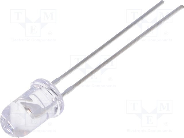 LL-503VC2E-4CE, LED; 5mm; red; 2900?5000mcd; 45°; Front: convex; 1.6?2.4V