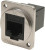 CP30222M3, Адаптер в линию, Cat6, M3 Hole, RJ45, RJ45, Переходник, Встраиваемый в Линию, FT, Гнездо