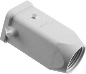 93601-0680, Heavy Duty Power Connectors HOOD TOP ENTRY PLAST TYPE 7803.6227.0