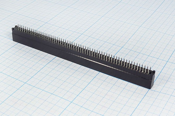 Разъем слот SL-120 розетка, шаг P2.54, контакты 60HC/120P, на плату, SL-120