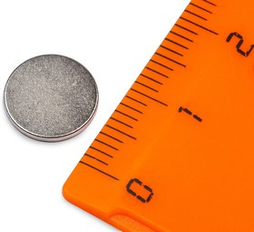 Неодимовый магнит диск 10х1 мм, N45