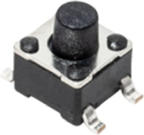 PTS647SM70SMTR2LFS, Tactile Switches 50mA 12VDC, 1.8N 7.0mm H, G leads