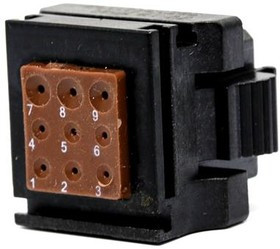 33578001523, Rectangular MIL Spec Connectors 3357 socket plug W/ 3 size 20+6 size 22