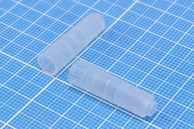 Кожух для клемм размером 4.3мм, 1H, прозрачный, 23xd7мм; №764 клемма кожух d 4,3\\1H \\пр\23xd7