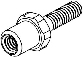 HDB-508808-000, Rectangular MIL Spec Connectors THREADED BOSS 0.250 STICKOUT