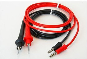 110011, 4 mm Test lead With Needle Test Probe Male, 600V, 10A, 1.2m Lead Length