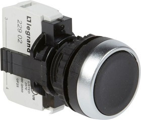 Кнопка HO черн. Osmoz Leg 023706