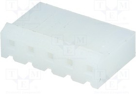 NX5081-05PFS, Вилка, провод-плата, "мама", 5,08мм, PIN: 5, без контактов, 250В