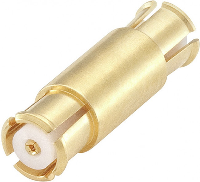 19K108-K00L5, RF Adapters - In Series SMP Jack to Jack Straight Adapter
