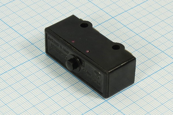 Микропереключатель, размер 50x18 x20, 10А, переключение OFF-(ON), МП1101ЛУХЛ3 исполнение 2