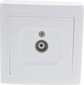 V01-31-F12-S Розетка 1-мест. телеф. RJ -11 бел, Solar 9848