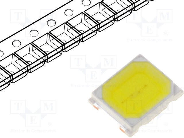 LL-R2835W-W2M-Q20, LED; SMD; 2835,PLCC2; white cold; 20?27lm; 6000?8200mcd; 73; 120°