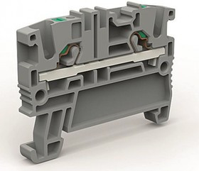 ZEFC200GR, Проходная клемма 2 точки подключения на 2,5 кв.мм