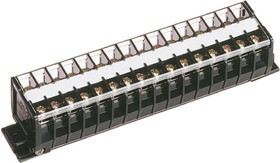 ATK10-16P, Barrier Strip, 8mm Pitch, 20A, 600 V, Screw Down Termination