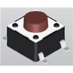 DTSM-65N-V-T/R, кнопка тактовая SMT 6x6 H 9.5мм 160gf