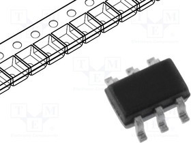 MUN5112DW1T1G, Транзистор: PNP x2, биполярный, BRT, 50В, 0,1А, 187мВт, SOT363