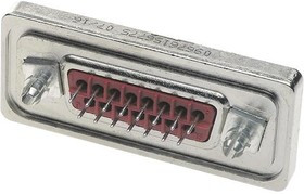 09676506775, D-Sub Standard Connectors DSUB IP67 FEM STR PCB 50P S4 MET FRAM