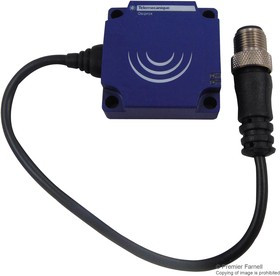 XS8E1A1PAL01M12, Индуктивный бесконтактный датчик, плоский, OsiSense XS, 15мм, PNP-NO, 12 - 24В DC