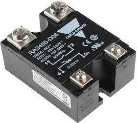 RA2450-D06, Реле: полупроводниковое; Uупр: 3?32ВDC; 50А; 24?280ВAC; -20?70°C
