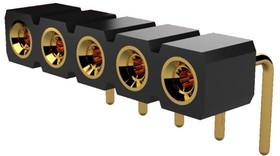 399-87-164-10-003101, Conn Socket Strip SKT 64 POS 2.54mm Solder RA Side Entry Thru-Hole Box