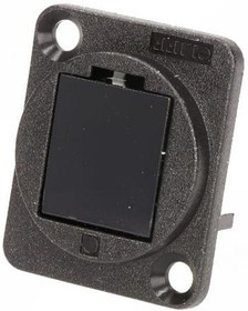 CP30241, Заглушка, черный, пластик, Корп: стандарт XLR, 19x24мм, Серия: FT